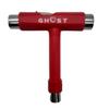GHOST BOARDS Skate Tool All-In-One - Multi-Function Roller Skate Tool With T-Handle, Allen Key & Screwdriver for Easy Adjustments - Skate Key Fits Any Pocket- Skates Tools Youll Always Carry - Red view 4