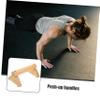 MUSISALY Portable Push-up Handles Workout Equipment for Fitness Handle Bar Comfort Grip Ab Chest Trainer view 2
