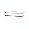 LALADEFIEE 2pcs Reflective Race Number Belt Running Belt for Marathon Lightweight Safety Gear Red and Pink for Runners and Athletes view 2