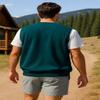 Akwa Mens Golf Vest Lightweight Waterproof Pullover Wind Vest for Men V-Neck Sweater Performance Outerwear Layer Big & Tall view 3