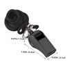 BIUDECO Loud Clear Sports Whistle Lanyard for Soccer Camping Emergency Outdoor Activities view 2