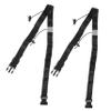GAROZATION 2pcs Reflective Race Number Belt Safety Running Gear for Runners Lightweight and Comfortable Bib Holder for Races for Marathon Events
