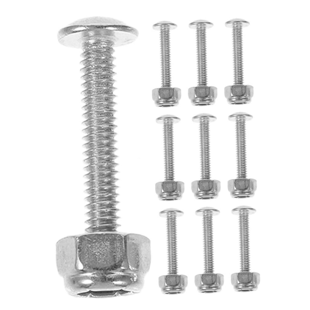BRIGHTFUFU 15pcs Foosball Table Screws Nuts Kit Replacement Hardware for Foosball Table Fixation and Fastening