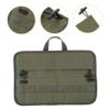 BIUDECO Camping Cutlery Storage Bag Portable Organizer for Outdoor Picnic Bbq Pouch for Travel Hiking Fishing Green view 3