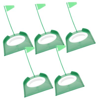 BESPORTBLE 5pcs Golf Putting Cup Practice Aid for Training Tools Portable Material for and Skill Improvement for Golf Parties and Personal Use