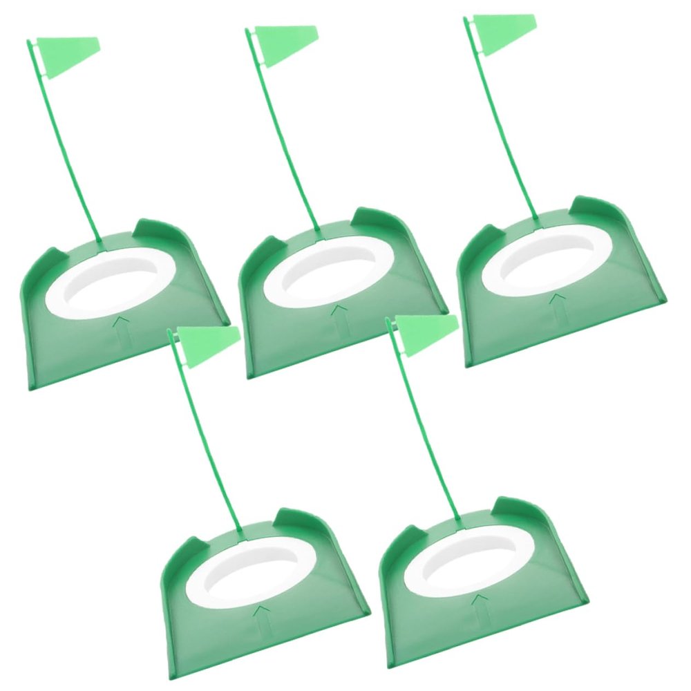 BESPORTBLE 5pcs Golf Putting Cup Practice Aid for Training Tools Portable Material for and Skill Improvement for Golf Parties and Personal Use