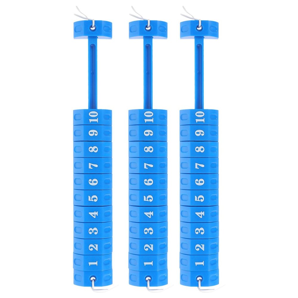 KOMBIUDA 3pcs Foosball Score Counters Multi-Functional Scorekeeper Bars for Table Football Game