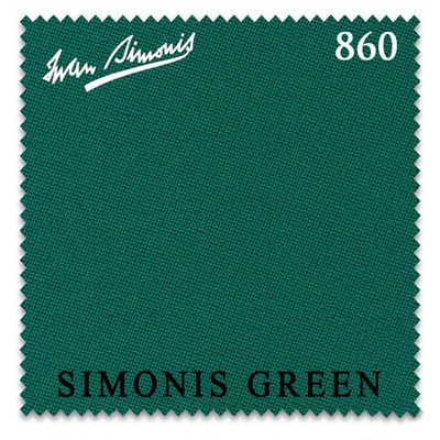 Simonis 860 Pool Billiard Table Cloth - Pre-Cut Rails - Authorized Dealer (Simonis Green, 8 ft)