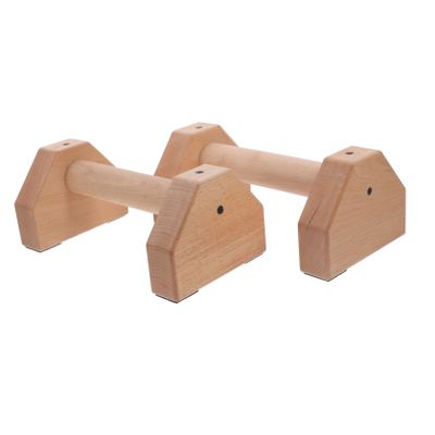 BRIGHTFUFU 2pcs Wooden Push-up Bars with Smooth Grip Durable Exercise Equipment for Workouts Lightweight and Portable Push-up Handles for Men and Women