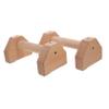 BRIGHTFUFU 2pcs Wooden Push-up Bars with Smooth Grip Durable Exercise Equipment for Workouts Lightweight and Portable Push-up Handles for Men and Women