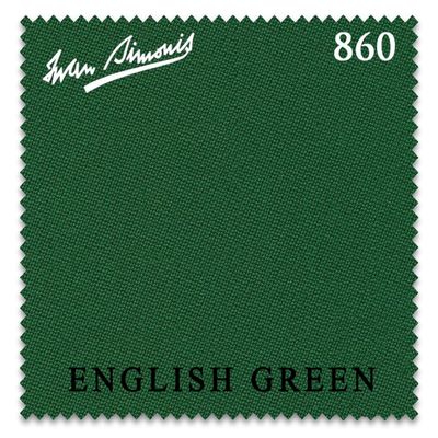 Simonis 860 Pool Billiard Table Cloth - Pre-Cut Rails - Authorized Dealer (English Green, 8 ft)