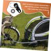 BESPORTBLE 3sets Bike Trailer Hitch Connector Coupler for Pet Trailers Joint Attachment for Easy to Install Adapter for Outdoor Fun view 3