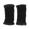 BESTYASH Stylish Half-finger Thermal Gloves for Women Durable Flexible Autumn Winter Handwear for Outdoor Activities and Touchscreen Use Black view 1