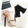 BESTYASH Stylish Half-finger Thermal Gloves for Women Durable Flexible Autumn Winter Handwear for Outdoor Activities and Touchscreen Use Black view 4