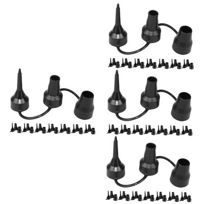 Sosoport 32pcs Pump Nozzles Inflatable Mattress Nozzle Adapter for Air Pump Compatible Inflatable Items Easy Installation and Fast Inflation