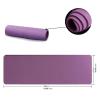 Yoga Mat Pilates Mat Exercise Fitness Mat TPE Non-Slip Anti -Tear Sweat Resistant (E) view 2