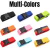 2PC Custom Embroidery Luggage Strap with Your Text/Name,Personalized Luggage Straps with Tag for Suitcases,Adjustable Suitcase Strap Belt for Secure Travel view 2