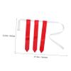 WHAMVOX 2pcs Football Flag Belt Waist Flags for Teens and Adults Reusable Material Distance for Training and Games Lightweight Sports Accessory view 2