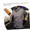 GAROZATION 5pcs Led Slap Armbands for Night Running Fitness Safety Bands with Reflective Features for Enhanced Visibility Outdoor Activities view 3