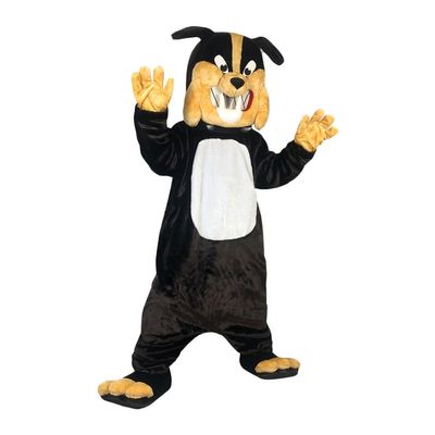 Brown Shar Pei Dog Bulldog Mascot Costume Adult Cosplay