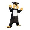 Brown Shar Pei Dog Bulldog Mascot Costume Adult Cosplay view 1