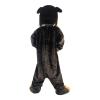 Brown Shar Pei Dog Bulldog Mascot Costume Adult Cosplay view 4