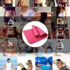 Yoga Mat TPE Sport Mat 183X61cm Yoga Non-slip Acupressure Execise for Gym Floor with Position Line (Black) view 2