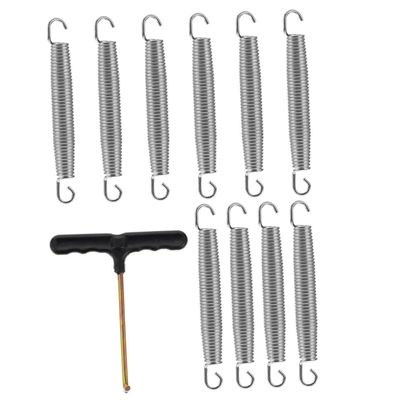 Toddmomy Galvanized Steel Wire Trampoline Spring Spring Waist Drum Tension for Trampoline
