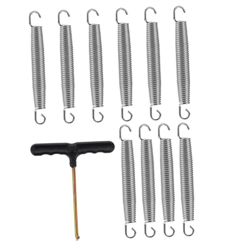 Toddmomy Galvanized Steel Wire Trampoline Spring Spring Waist Drum Tension for Trampoline