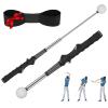 FODESAN Retractable Left-Handed Golf Swing Training Aid: Portable Grip Trainer with Click Feedback Sound  Ideal for Left-Handed Players, Indoor & Outdoor Use, Perfect for Beginners & Enthusiasts view 1