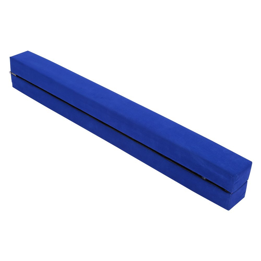 Gymnastics Training Balance Beam Soft and for Beginners 7FT Suede Folding Equipment