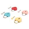 Heart Shaped Lock Set Alloy Prevention Retro Diary Key Luggage view 2