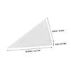 HANABASS 3pcs Table Soccer Corner Guards Plastic Table Edge Protectors Triangle Shape Corner Covers for Foosball Safety view 2