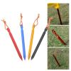 10Pcs Outdoor Stake Camping Anchors Peg Aluminiums Alloys Tent Stake Heavy Duty Beach Tent Peg Canopys Stake view 2