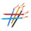 10Pcs Outdoor Stake Camping Anchors Peg Aluminiums Alloys Tent Stake Heavy Duty Beach Tent Peg Canopys Stake view 3