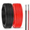 12 Gauge Marine Wire Tinned Copper Boat Cable, Standard USA OFC Oxygen Free Copper Wire for Automotive Boat Speakers Solar Outdoors (12 Gauge 100FT Red+100FT Black) view 1