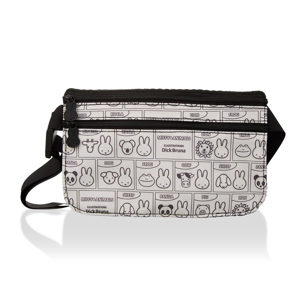 HAPITAS() Women's Secret Pouch H0070-B, B294 Beige Miffy & Animals, One Size