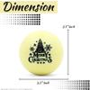 LA VILLA DECORE Pool Balls with Jute Gift Bag Christmas-Themed Billiard Ball with Tree and Snowflake Design, Perfect for Xmas Party Decor and Stocking Stuffers view 2