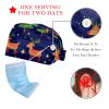 2 Pieces Scrub Caps Women Scrub Cap Men Surgical Scrub Cap for Beauty Salon Christmas Reindeers Multicoloured view 2