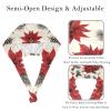 2 Pieces Scrub Caps Women Scrub Cap Surgical Bouffant Caps for Women for The Surgeon Pinecone Flowers Multicoloured view 3
