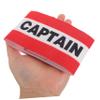 balacoo 2pcs Soccer Captain Arm Bands Adjustable Black Elastic Arm Sleeves for Football Basketball Sports Bright Design Captain Armband for Match view 3