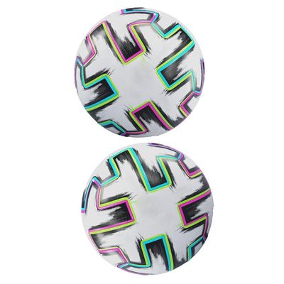 World Cup 2020 Euro Match Replica Soccer Ball Size 5 Official 2022 Leather Football Professional Training Ball for Fans OII-02 (2)