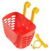 BRIGHTFUFU Cute Boy Girl s Bike Front Basket Durable Plastic Storage for Toys Snacks Stylish Orange Color Biking Adventures Easy to Install view 1