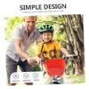 BRIGHTFUFU Cute Boy Girl s Bike Front Basket Durable Plastic Storage for Toys Snacks Stylish Orange Color Biking Adventures Easy to Install view 3