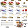 Dovesun Spinner Making Kit DIY Fishing Lure Making Kit Fishing Gifts for Fisherman Inline Spinner Baits with Colorful Spinner Blades B-155PCS-Beetle Blades-Inline Spinner Making Kit view 3