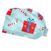 2 Pieces Scrub Caps Women Chef Hat Cute Scrub Caps Women for Kitchen Present Snowflake Multicoloured