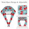 2 Pieces Scrub Caps Women Chef Cap Nurse Scrub Cap for Home Christmas Gloves Multicoloured view 3