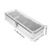 BESTYASH Slots Watch Storage Case Aluminium Alloy Display Organizer with Transparent Window Portable Jewelry Box for Home and Shop Use view 2