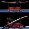 HERO SWORD Handmade Damascus Steel Dragon Wakizashi Real Sharp Authentic Japanese Samurai Sword Middle Length Combat Ready Black Cool Sword for Mens Best Gift view 2