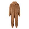 Pajama Adult For Men Relaxed Jumpsuits Pajamas Hooded Homewear Loose Fit Soft Plush Robes Plus Size Zipper Rompers view 4